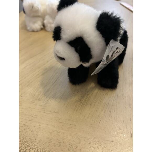 2- World Wildlife Fund 8" Polar Bear & Panda Bear GUND Plush Stuffed Animals 2 - Picture 16 of 16
